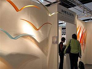 【 8 】 老舗コンテンポラリー・ガラスの Heller Gallery（写真8～10）